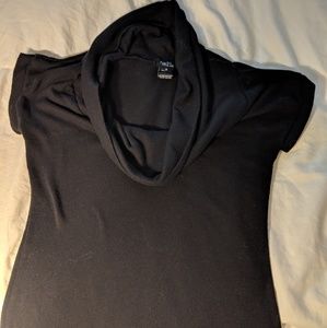 Black Cowl Neck Sweater